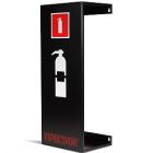 Пожтехника Центр Подставка настенная под огнетушитель ПРЕСТИЖ черная - Пожтехника Центр Подставка настенная под огнетушитель ПРЕСТИЖ черная