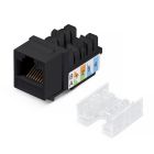  - Cabeus KJ-RJ45-Cat.5e-90-SW-BK
