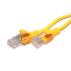 Патч-корд SUPRLAN UTP 5e 4x2 26AWG (7x0.16mm) Cu LSZH желтый 2м 10-0163 - Патч-корд SUPRLAN UTP 5e 4x2 26AWG (7x0.16mm) Cu LSZH желтый 2м 10-0163