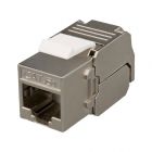  - SUPRLAN Keystone Jack 8P8C (RJ-45) FTP Cat.6a заделка без инструмента 180° 10-0340