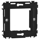 ДКС 75020N Каркас на 2 модуля (одноместный), черный - ДКС 75020N Каркас на 2 модуля (одноместный), черный