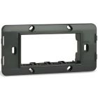 ДКС 75021N Каркас на 4 модуля, черный - ДКС 75021N Каркас на 4 модуля, черный