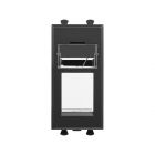  - ДКС 4412201 Адаптер для Keystone, Avanti, черный матовый, 1 модуль