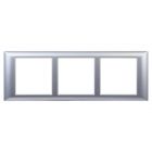  - ДКС 4404916 Рамка-суппорт Avanti для In-liner Front,  серебристый металлик, 6 модулей