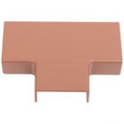  - ДКС 00525RB IM 22x10 Тройник коричневый (розница 4 шт в пакете, 20 пакетов в коробке)