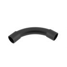  - ДКС 50420B Поворот на 90 град. труба-труба, IP40, д.20мм, черный