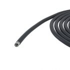  - ДКС 607PU10N Металлорукав DN 10мм в гладкой PU оболочке, Dвн 10,0 мм, Dнар 15,0мм, 50 м, цвет черный