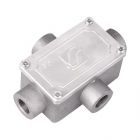  - ДКС 6430-16A Коробка ответвительная алюминиевая, 4 ввода, М16х1,5 ,IP55, 118х83х42мм