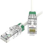  - ДКС RN6AUU4530WH-28 Патч-корд неэкранированный SLIM CAT6A U/UTP 4х2, 28 AWG, LSZH, белый, 3м