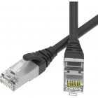  - ДКС RN6UF4502BK-28 Патч-корд экранированный SLIM CAT6 U/FTP 4х2, 28 AWG, LSZH, чёрный, 0,2м