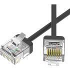  - ДКС RN6UU4512BK-32 Патч-корд неэкранированный Ultra SLIM CAT6 U/UTP 4х2, 32 AWG, LSZH, чёрный, 1,2м