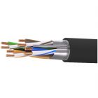  - ДКС RN5EFUK01UBK Кабель витая пара кат. 5E экранированный F/UTP, 4 пары, нг(А)-HF, для внешней/внутренней прокладки, чёрный, катушка 305 м
