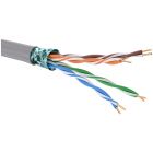  - ДКС RN5EFUK02GY Кабель витая пара кат. 5E экранированный F/UTP, 4 пары, нг(А)-LS, цвет внешней оболочки серый, катушка 305 м