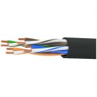  - ДКС RN5EUUK01UBK Кабель витая пара кат. 5E неэкранированный U/UTP, 4 пары, нг(А)-HF, для внешней/внутренней прокладки, чёрный, коробка 305 м