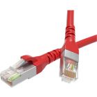  - ДКС RN5EFU4505RD Патч-корд экранированный CAT5E F/UTP 4х2, LSZH, красный, 0.5м