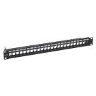 - ДКС RNKPP241  Патч-панель наборная 19",1U, под 24 модуля Keystone, UTP/STP