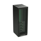  - ДКС R5IT3862PFB Разобранный напольный 19" IT-CQE 38U 600х1800х1200, двери перфорированная + перфорированная, RAL9005
