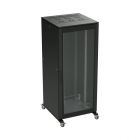  - ДКС R5IT3862GSB Разобранный напольный 19" IT-CQE 38U 600х1800х1200, двери стекло + сплошная, RAL9005