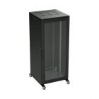 ДКС R5IT4281GSB Разобранный напольный 19" IT-CQE 42U 800х2000х1000, двери стекло + сплошная, RAL9005 - ДКС R5IT4281GSB Разобранный напольный 19" IT-CQE 42U 800х2000х1000, двери стекло + сплошная, RAL9005