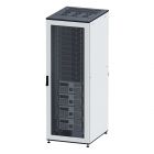  - ДКС R5DC4288GS Собранный напольный 19" IT-CQE, 42U 800х800 двери стекло/сплошная, RAL7011/7035