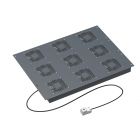  - ДКС R5VSIT8009FT Потолочный модуль 9 вентиляторов с термостатом IT CQE шириной 800мм, RAL7011