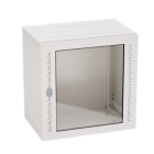  - ДКС R5STI0940GS IT-STI  навесной, 09 U (500х600х400) дв. cтекло RAL7035