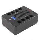  - ДКС INFOPDU1000LCD Линейно-интерактивный ИБП ДКС серии Info PDU, 1000 ВА/600 Вт, 1/1,8xSchuko,  LCD, 1x9Aч