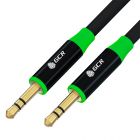  - GCR PRO Кабель 5.0m аудио jack 3.5mm/jack 3.5mm черный, GOLD, AL корпус, M/M GCR-54763