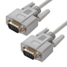  - GCR Кабель 4.0m RS-232, 9M/9M  Premium серый 30 AWG GCR-DB9CM2M-4m