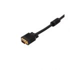  - Шнур VGA - VGA с ферритами, 3м, черный, Gold REXANT 17-5505