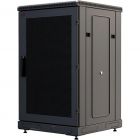  - Шкаф телекоммуникационный напольный 19,18U(800x800), ШТ-НП-М-18U-800-800-П-Ч, передняя дверь перфорация, черный ССД 130411-01205