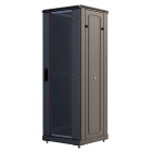  - Шкаф телекоммуникационный напольный 19, 27U(600x1000), ШТ-НП-М-27U-600-1000-С-Ч, передняя дверь стекло, черный ССД 130411-01189