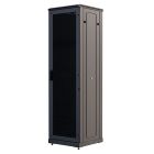  - Шкаф телекоммуникационный напольный 19, 42U(600x600), ШТ-НП-М-42U-600-600-П-Ч, передняя дверь перфорация, черный ССД 130411-01142