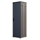 - Шкаф телекоммуникационный напольный 19, 42U(600x800), ШТ-НП-М-42U-600-800-М-Ч, передняя дверь металл, черный ССД 130411-01161