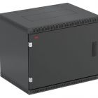  - Шкаф телекоммуникационный настенный разборный черный 19,9U(600x350), ШТ-НСр-9U-600-350-М-Ч дверь металл ССД 130411-01324