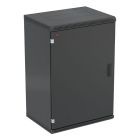  - Шкаф телекоммуникационный настенный разборный черный 19,18U(600x350), ШТ-НСр-18U-600-350-М-Ч дверь металл ССД 130411-01333