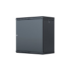  - Шкаф телекоммуникационный настенный разборный со съемными боковыми стенками 19,12U(600x550), ШТ-НСрМ-12U-600-550-М-Ч дверь металл черный 130411-02713