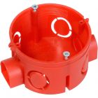  - Коробка установочная 80-0500С безгалогенная (HF) 68х42 с саморезами (224шт/кор) Промрукав 80-0500С