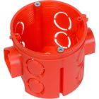  - Коробка установочная углубленная 80-0510С безгалогенная (HF) 68х62 с саморезами (140шт/кор) Промрукав 80-0510С