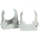  - Крепеж-клипса для труб для прямого монтажа серая в гофроящике d20 мм (1200шт/кор) Промрукав PR13.0453