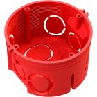  - Коробка установочная 80-0501С безгалогенная (HF) 68х42 с саморезами без соединителя (245шт/кор) Промрукав 80-0501С