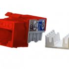 Hyperline KJ9-8P8C-C6-90-RD - Hyperline KJ9-8P8C-C6-90-RD