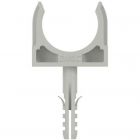  - ДКС 51325 Держатель с защелкой и дюбелем, д.25мм