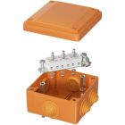  - ДКС FSB11506 Коробка пластиковая FS с кабельными вводами и клеммниками, IP55, 100х100х50 мм, 5р, 450V, 10A, 6 мм2