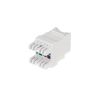 Модуль вставка Keystone, UTP неэкранированный, CAT 6, тип 180 градусов, Dual IDC с пылезащитной шторкой REXANT PRO (02-0254-1)