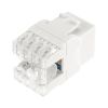 Модуль вставка Keystone, UTP неэкранированный, CAT 5e, тип 180 градусов, Dual IDC с пылезащитной шторкой REXANT PRO (02-0060-1)
