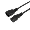 Шнур сетевой IEC 320 C13 – IEC 320 C14 3x0,75мм², длина 0,6м REXANT (04-2721)