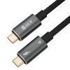 GCR Кабель TypeC Thunderbolt 4, 1.0m, черный, 100W, 40 Гбит/с, 8K60Hz GCR-54620