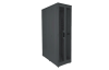 Шкаф телекоммуникационный напольный серверный 19, 47U(800x1200) , ШТ-НП-С-47U-800-1200-П2П-Ч передняя перф, задняя двустворчатая перф. черн. 130411-01386