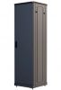 Шкаф телекоммуникационный напольный 19, 42U(800x1000), ШТ-НП-М-42U-800-1000-М-Ч, передняя дверь металл, черный ССД 130411-01234